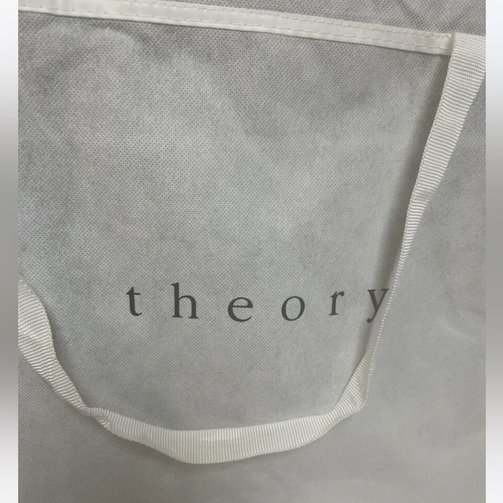 Theory White Suit Dress Garment Bag